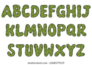 Handcrafted Water Creature letters color creative art typographic design