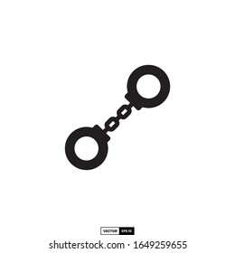 handcuff icon, design inspiration vector template for interface and any purpose