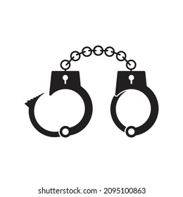 Diseño de icono de la manecilla aislado en fondo blanco