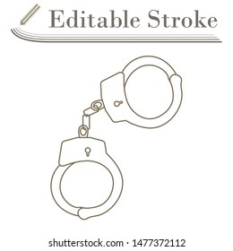 Icono de la esposas. Diseño sencillo de Stroke modificable. Ilustración vectorial.