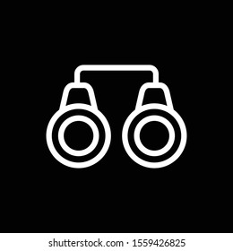 handcuff icon isolated on background
 