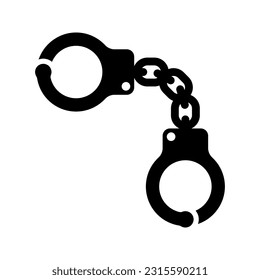 Handcuff icon. sign for mobile concept and web design. vector illustration