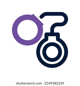 Icono de Vector de doble tono para su Sitio web, móvil, presentación y diseño de logotipo.