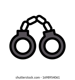 icono de color plano vectorial esposado 