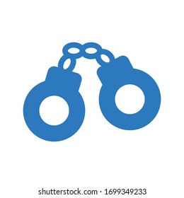 handcuff vector glyph color icon 