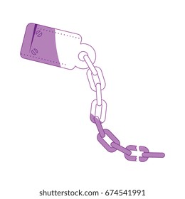 handcuffs and chain icon