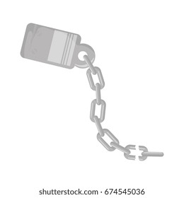 handcuffs and chain icon