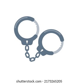 Esposas. Cadenas para detener a los infractores.