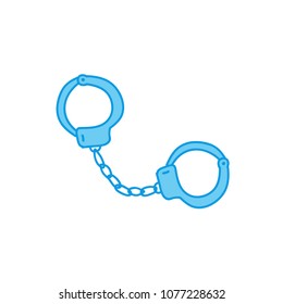 handcuffs doodle icon