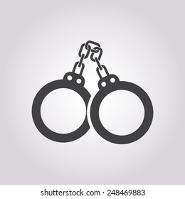 Handcuffs Icon. 