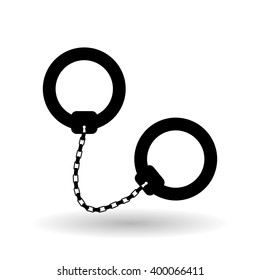 handcuffs icon design