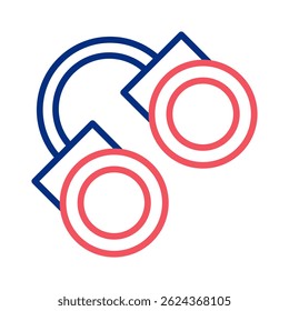 Elemento De Ícone De Algemas Para Design