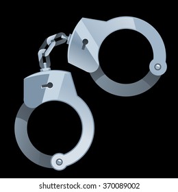 Handcuffs Icon Isolated