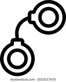 Icono de esposas con línea y estilo simple

