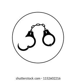 Handcuffs icon, logo