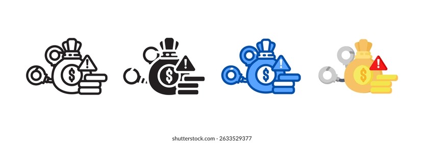 Pacote de conjunto de ícones de algemas. Coleção de ícones de estilo múltiplo perfeita para sites, aplicativos e apresentações. Coleção de ícones de vetor simples