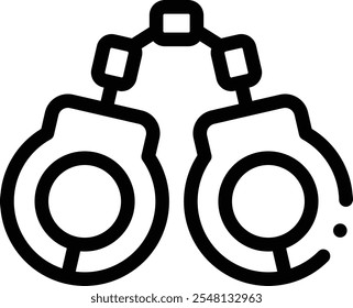 Icono de esposas. Diseño De Estilo Lineal Delgado Aislado Sobre Fondo Blanco