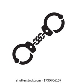 handcuffs icon vector eps trendy design template logo signage illustration clip art