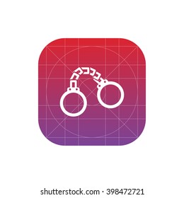 handcuffs icon. vector eps10 icon