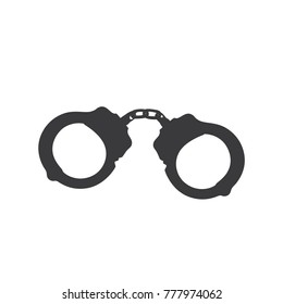 Handcuffs icon, vector illustration design. Police collection.