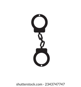 Handcuffs icon VECTOR ILLUSTRATION SYMBOL DESIGN