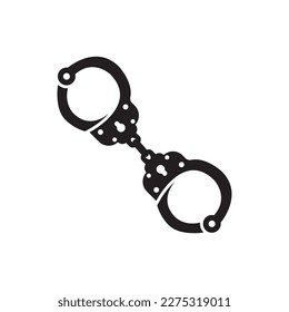 Handcuffs icon,logo vector illustration design template