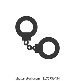 handcuffs. monochrome icon
