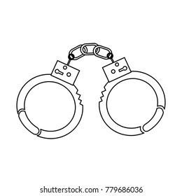handcuffs police tool security arrest