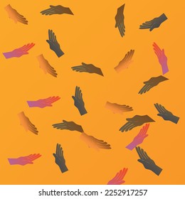 hand-decorated soft brown gradient background