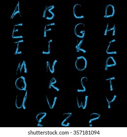 Handdraw alphabet