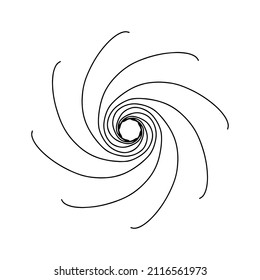 A hand-draw black vector illustration of metallic locksmith tool isolated on a white background