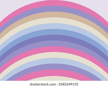 hand-draw minimal geometric arch-style background design