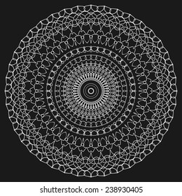 hand-drawing ornamental lace abstract background for use in design