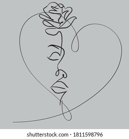 Hand-drawing silhouette background. Vector flowers. Element for design.