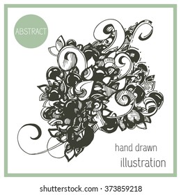 Handdrawn abstract element. EPS 10.