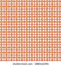 Handgezeichnet abstraktes, nahtloses Muster in Weihnachtsfarben. Einfache Formen für Mode, Stoff, Wickelpapier, Textilien.