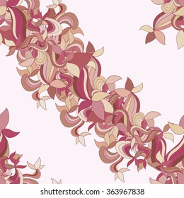 Hand-drawn abstract seamless pattern. used as background.