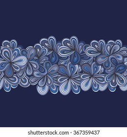 Hand-drawn abstract seamless pattern. used as background.