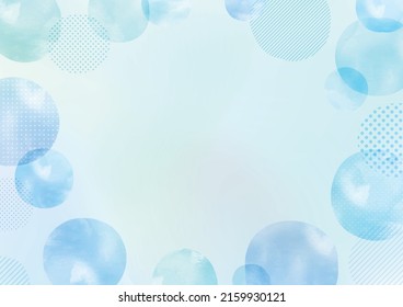 Hand-drawn, abstract, simple frame design