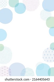 Hand-drawn, abstract, simple frame design
