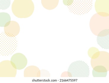 Diseño de marco simple, abstracto y dibujado a mano