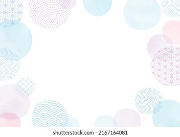 Hand-drawn, abstract, simple frame design