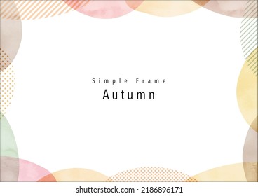 Hand-drawn, abstract, simple frame design