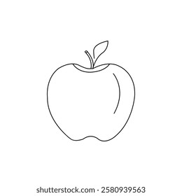  Hand-Drawn Apple – Artistic Sketch of Nature’s Delight