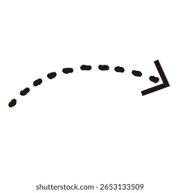 Hand-Drawn Arrow Illustration for Creative Design Use