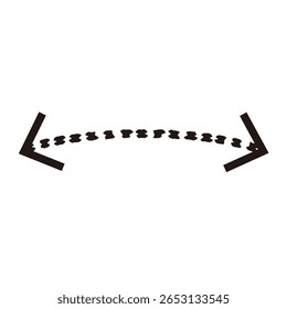 Hand-Drawn Arrow Illustration for Creative Design Use