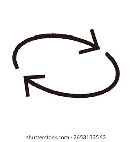 Hand-Drawn Arrow Illustration for Creative Design Use