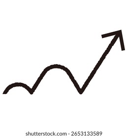 Hand-Drawn Arrow Illustration for Creative Design Use