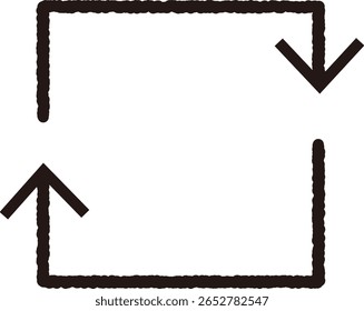 Hand-drawn arrow set vector illustration with various black and white arrows in sketch style on transparent background