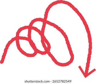 Hand-drawn arrow set vector illustration with various black and white arrows in sketch style on transparent background
